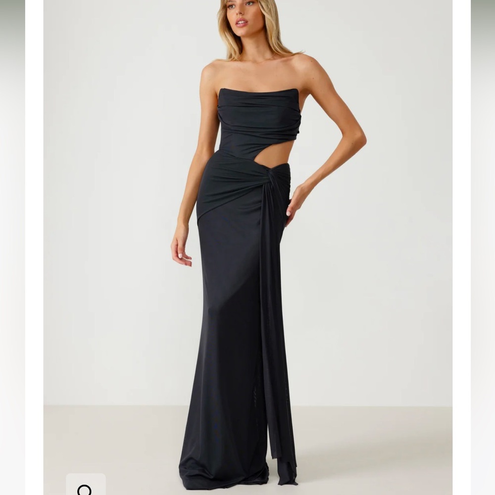 LEXI Fleur Dress Charcoal